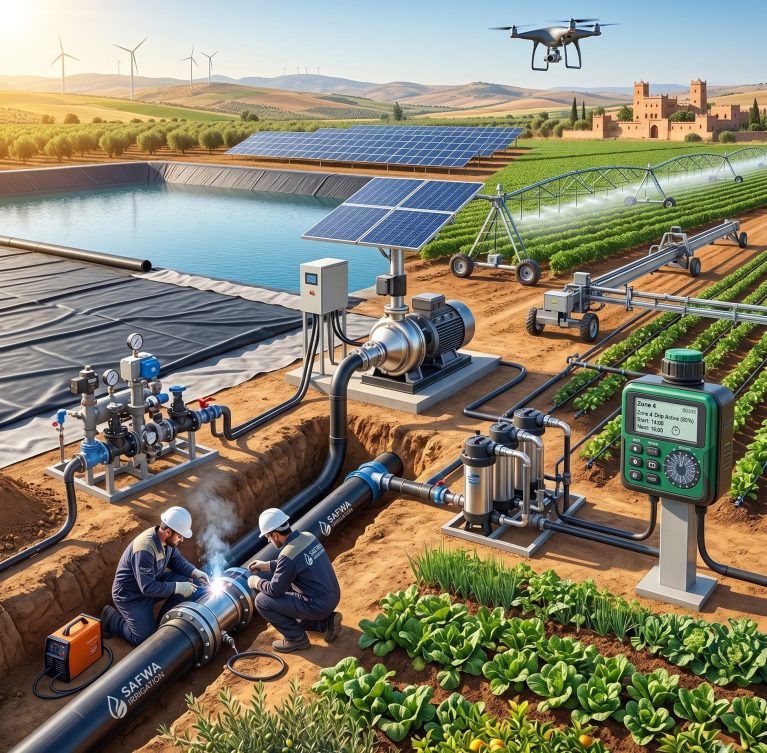 Travaux hydrauliques et solutions techniques adaptés aux besoins des exploitations agricoles modernes.