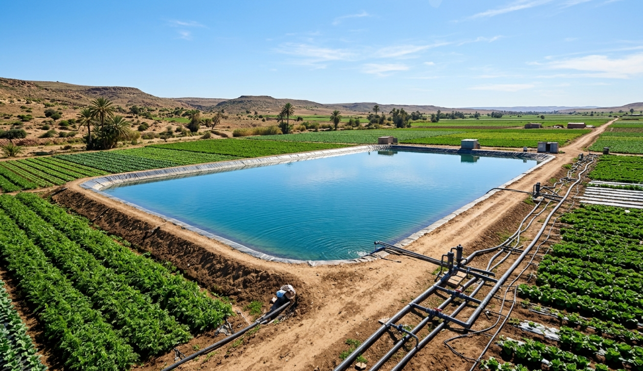 Le Bassin de Stockage d'Eau : La Réserve Essentielle de Votre Exploitation