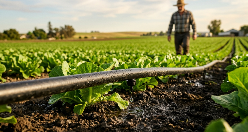 L'Irrigation Goutte à Goutte : Économisez l'Eau, Augmentez vos Rendement